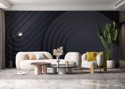 Black Curved Shapes mockup 6