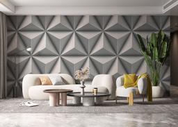 Grey 3d Triangle mockup 6