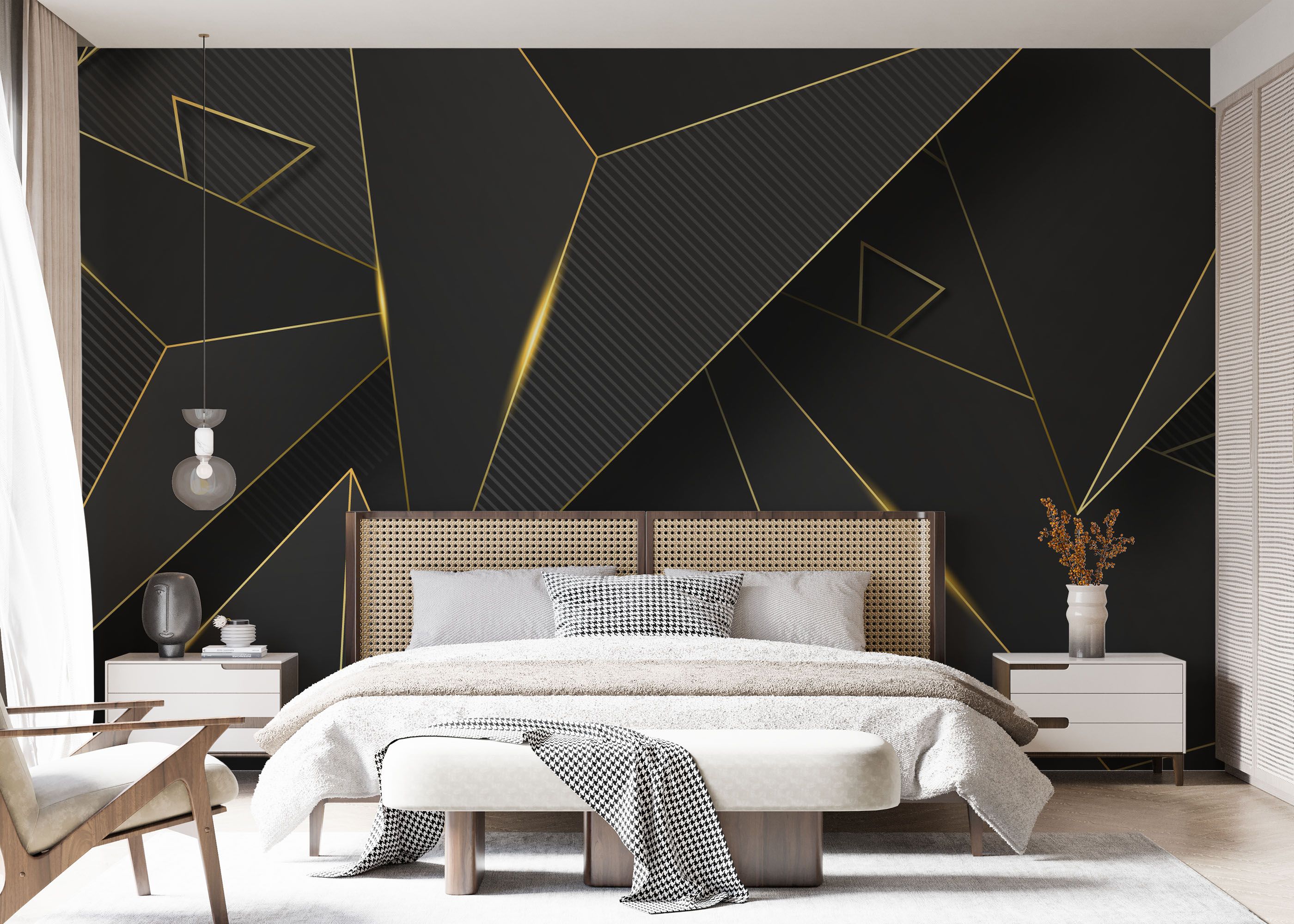 Grey Gold Triangle mockup 7