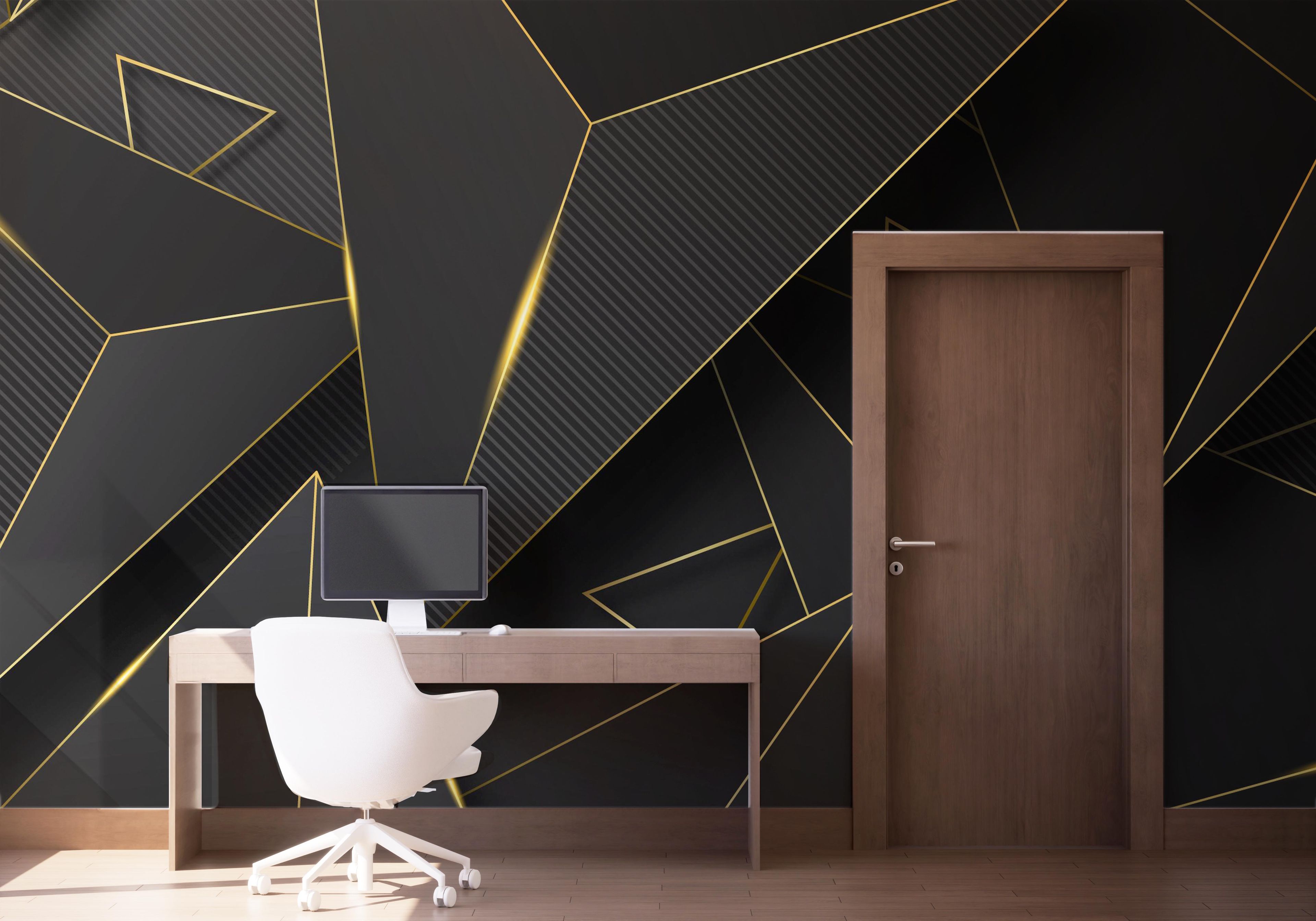 Grey Gold Triangle mockup 1