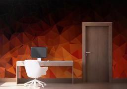 Lava Triangle Wall mockup 1
