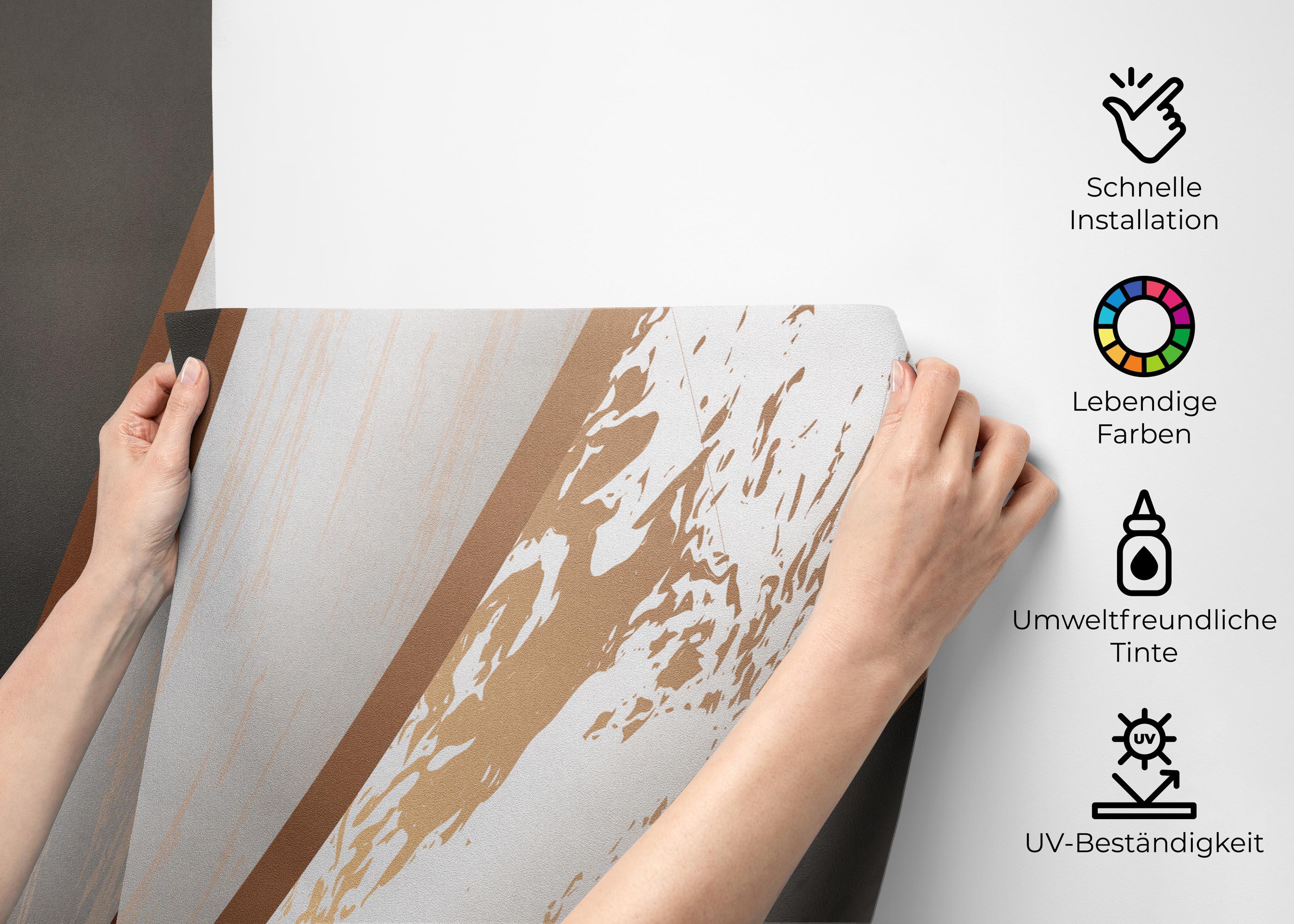 Fototapete Dynamic Lines mockup 2