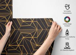 Gold Art Triangle mockup 2