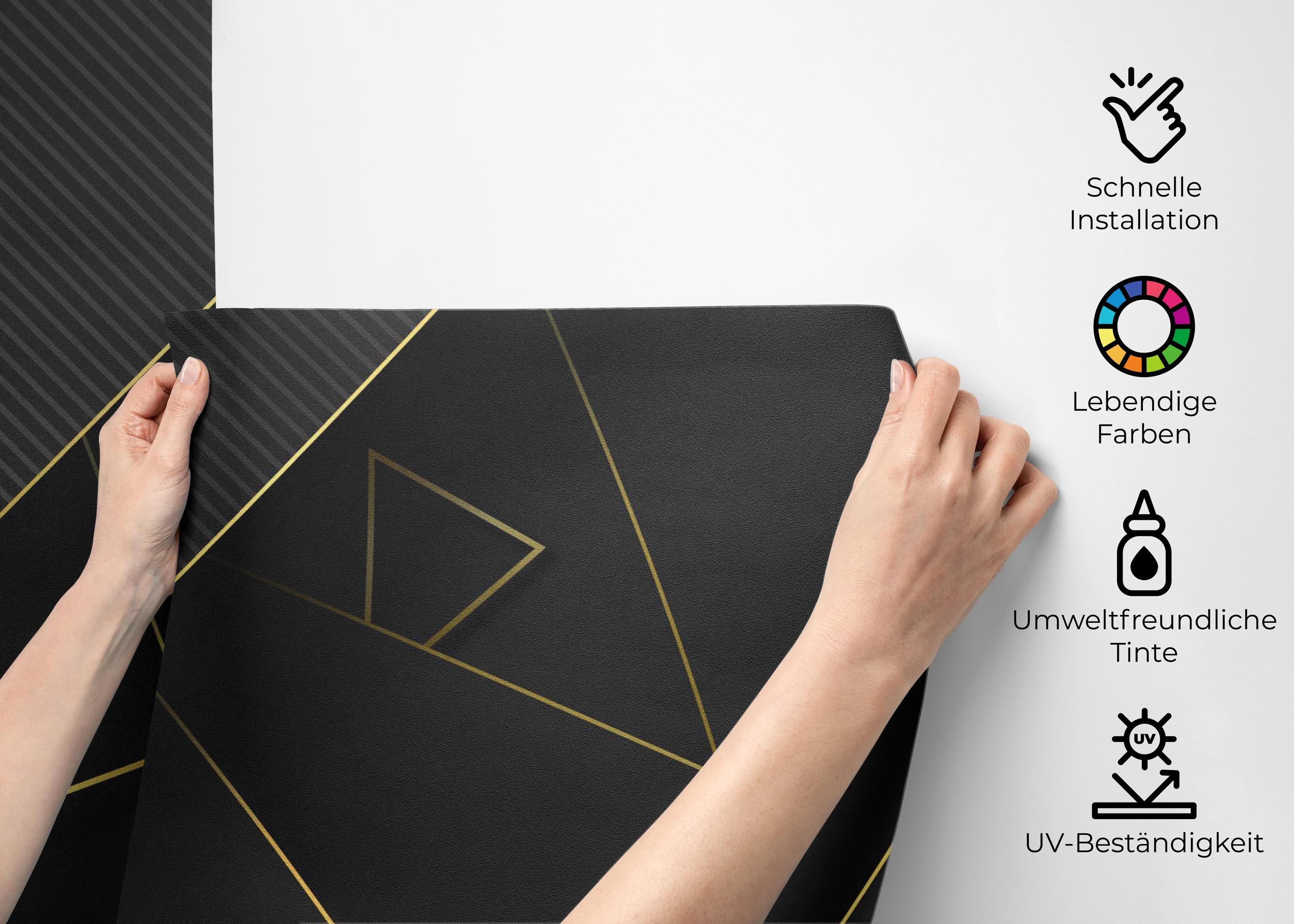 Grey Gold Triangle mockup 2