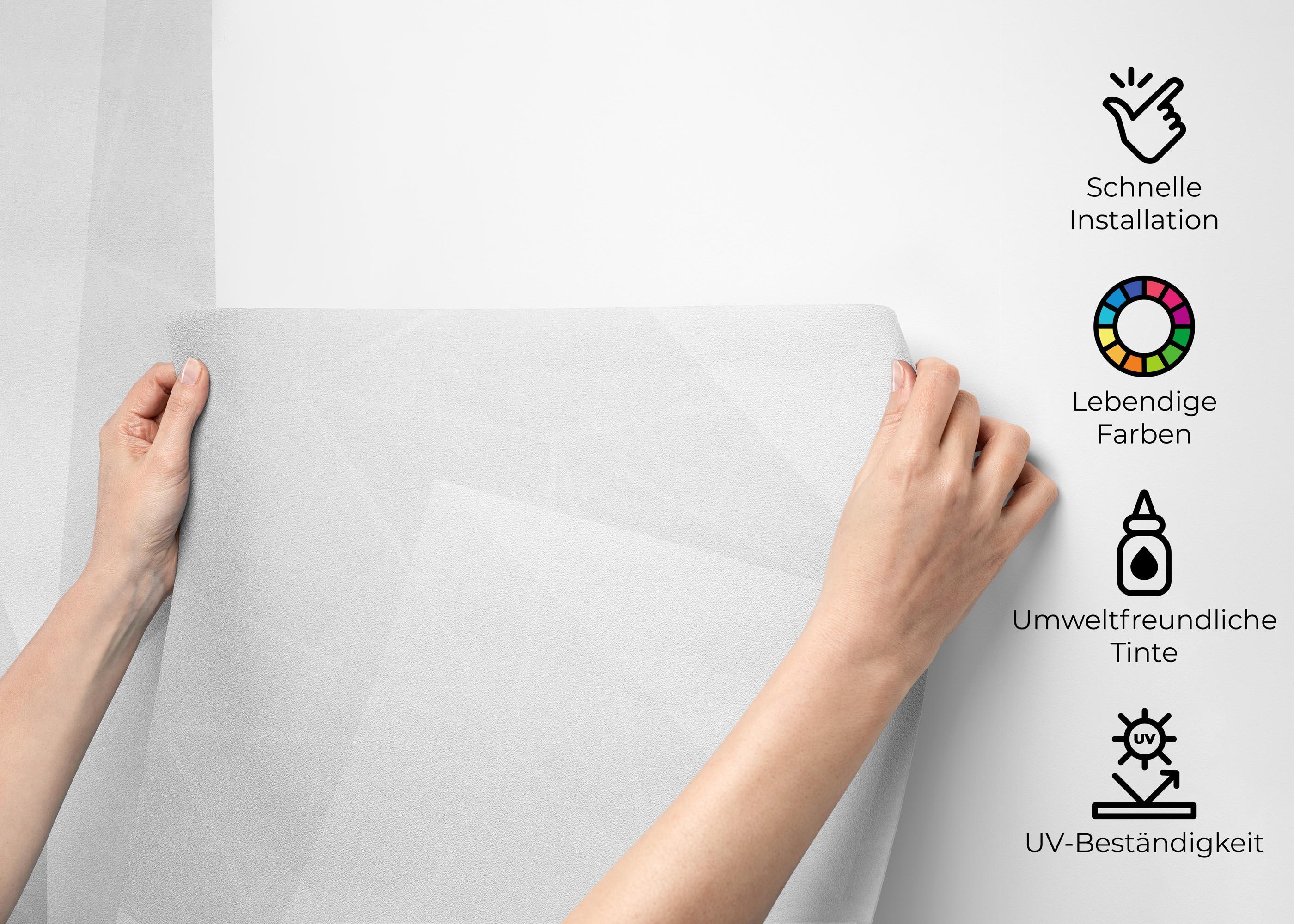 Fototapete Grey Triangle Wall mockup 2