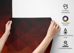 Lava Triangle Wall mockup 2