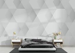 Grey Hexagonal Art mockup 3