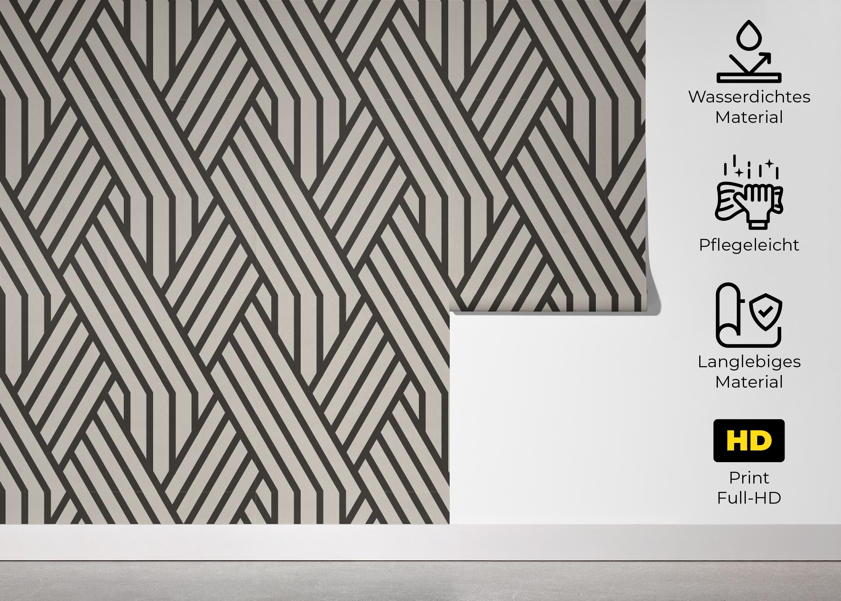 Brown Geometric Line mockup 5