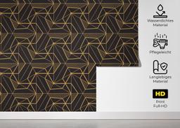 Gold Art Triangle mockup 5