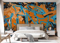 Blue Tag Graffiti mockup 7