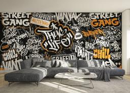 Chill Orange Graffiti mockup 0