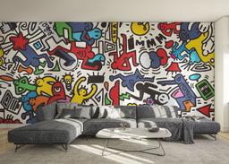 Colorful Doodle Graffiti mockup 0