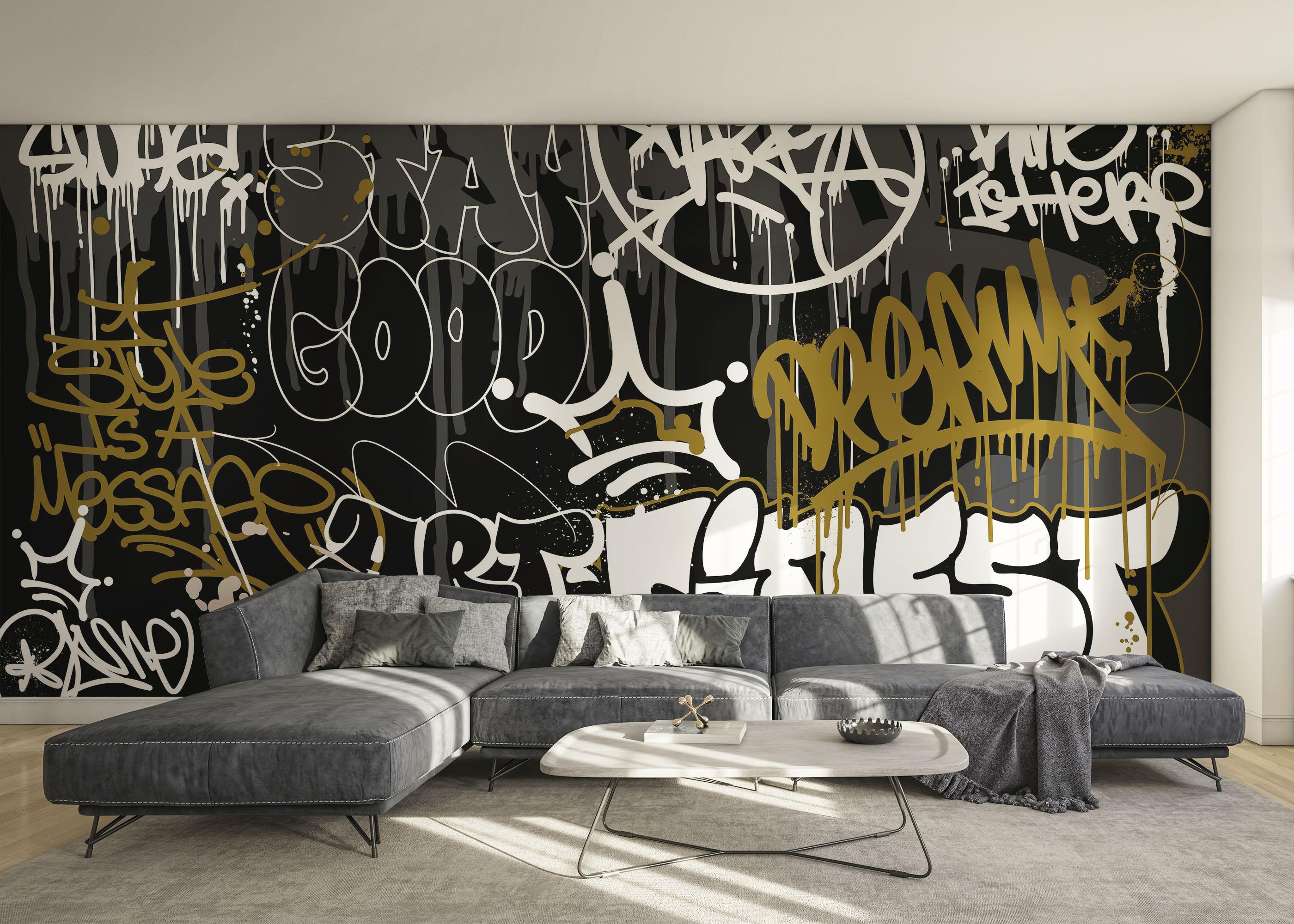 Fototapete Finest Graffiti mockup 0