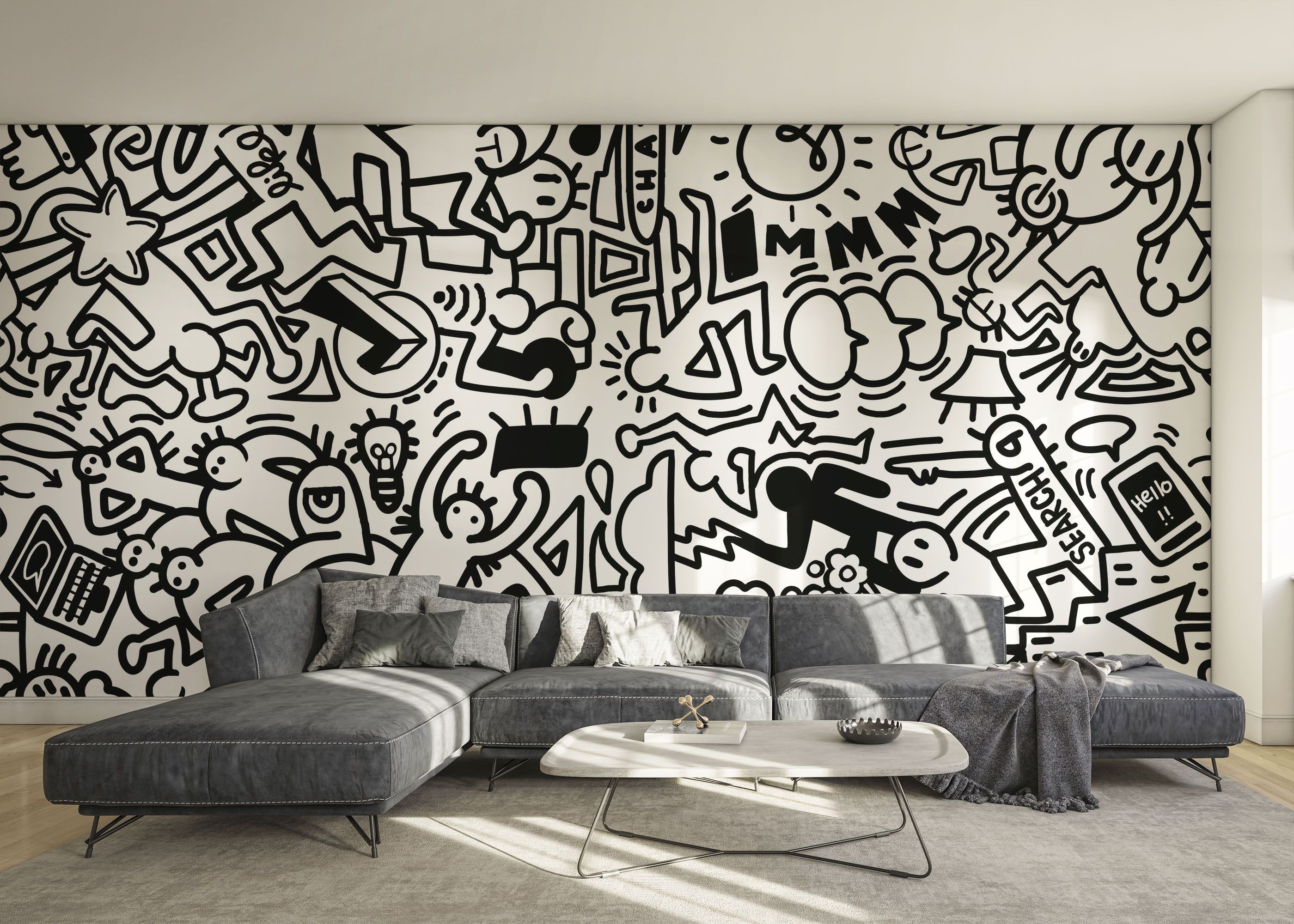 Follow Graffiti Doodle mockup 0