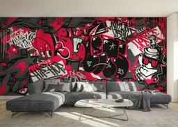 Graffiti Black Red mockup 0