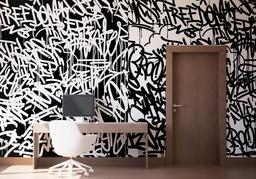 Black White Graffiti mockup 1
