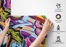 Colorful Lettter Graffiti mockup 2
