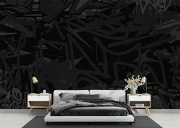 Black Graffiti Art mockup 3