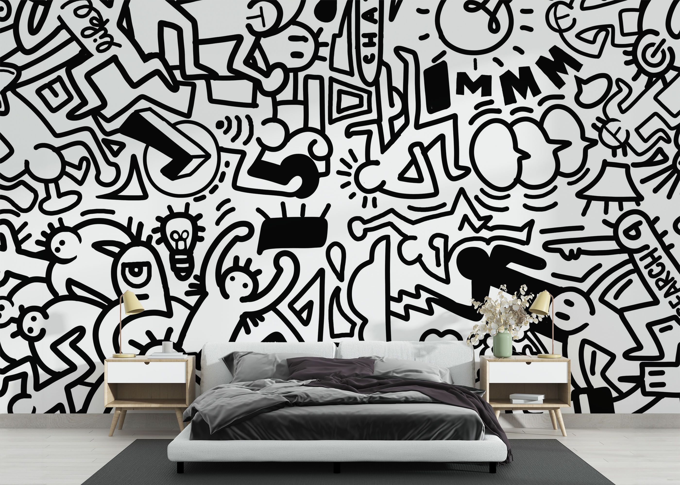 Follow Graffiti Doodle mockup 3