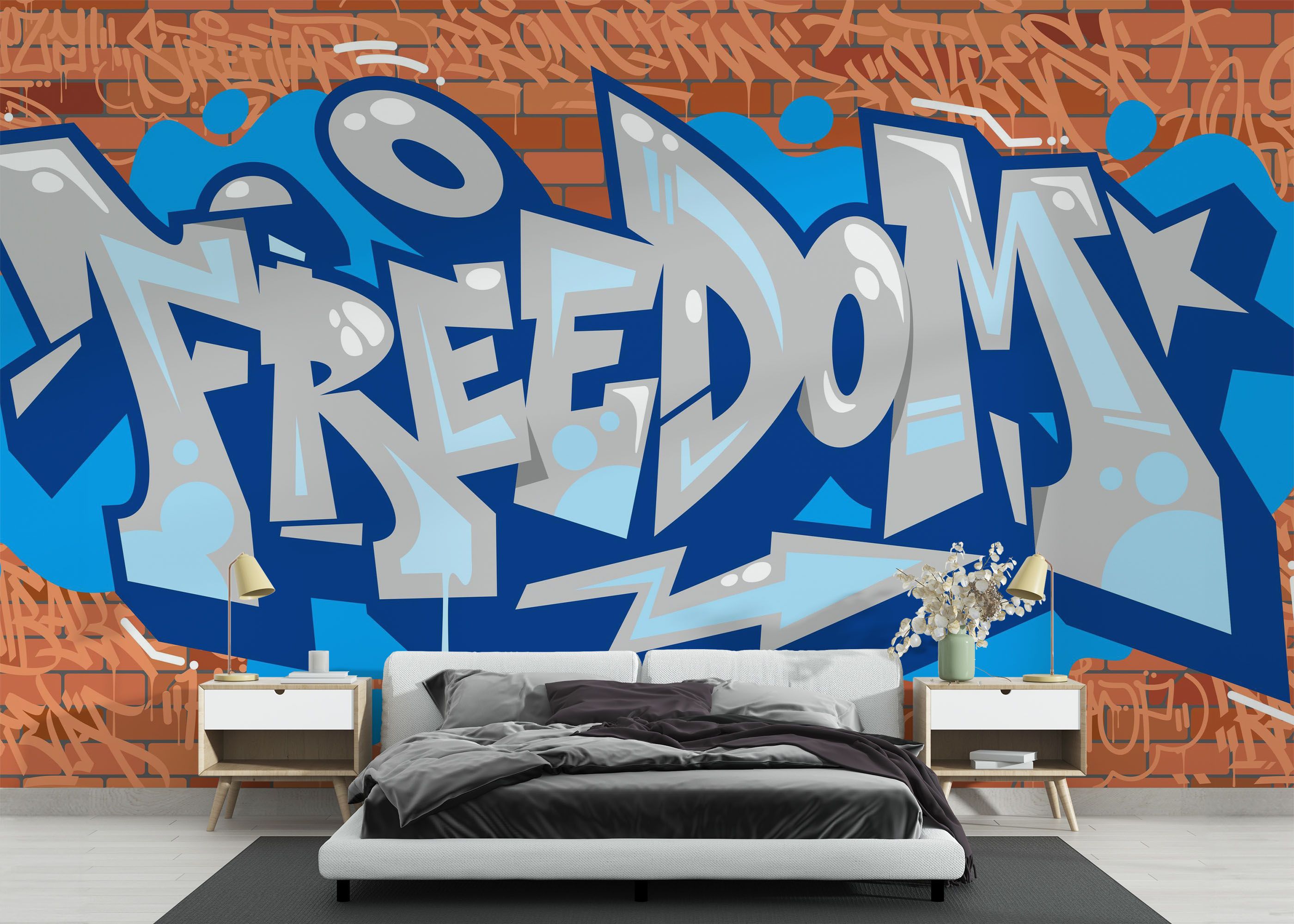 Freedom Graffiti mockup 3