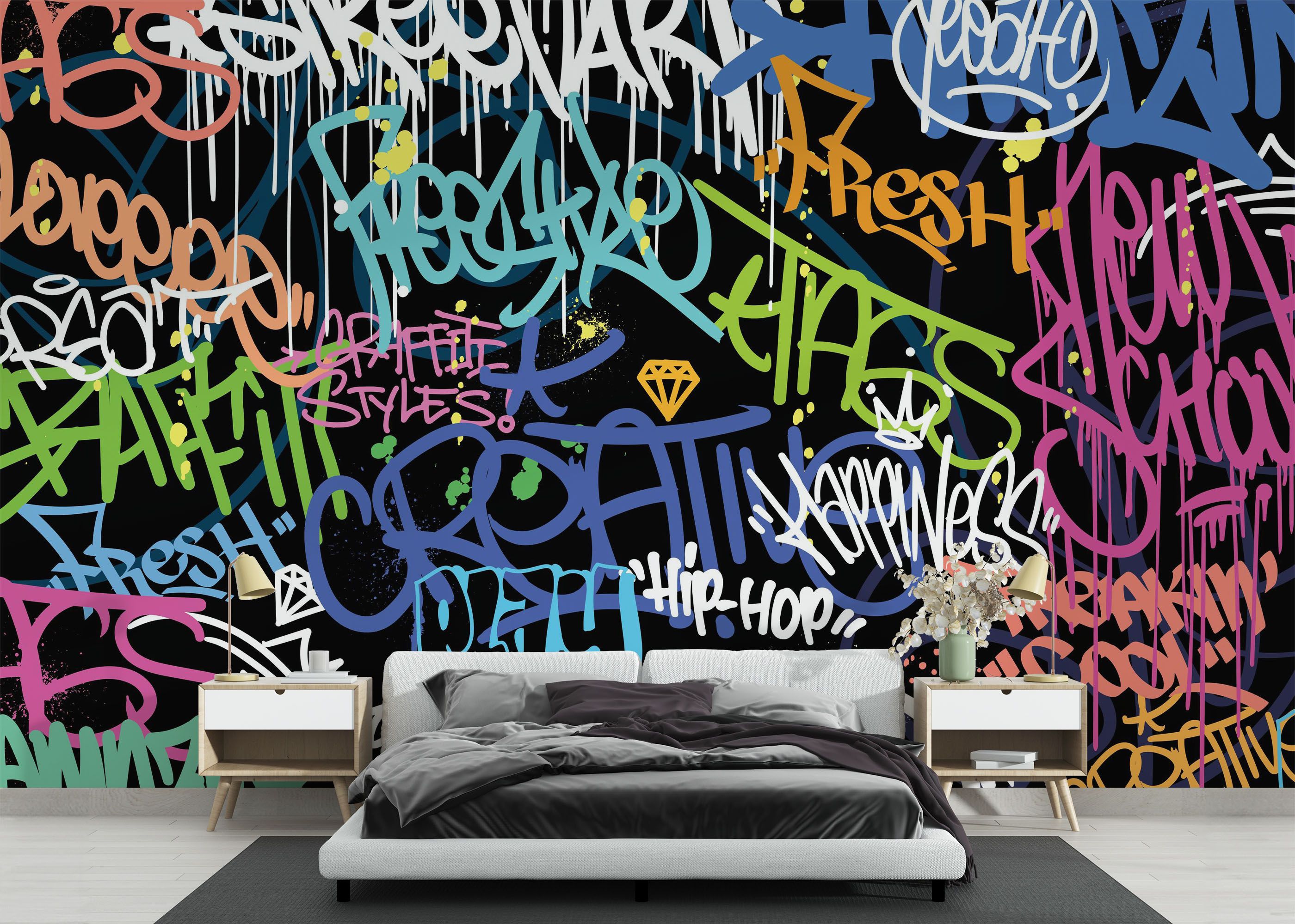 Graffiti Color Tags mockup 3