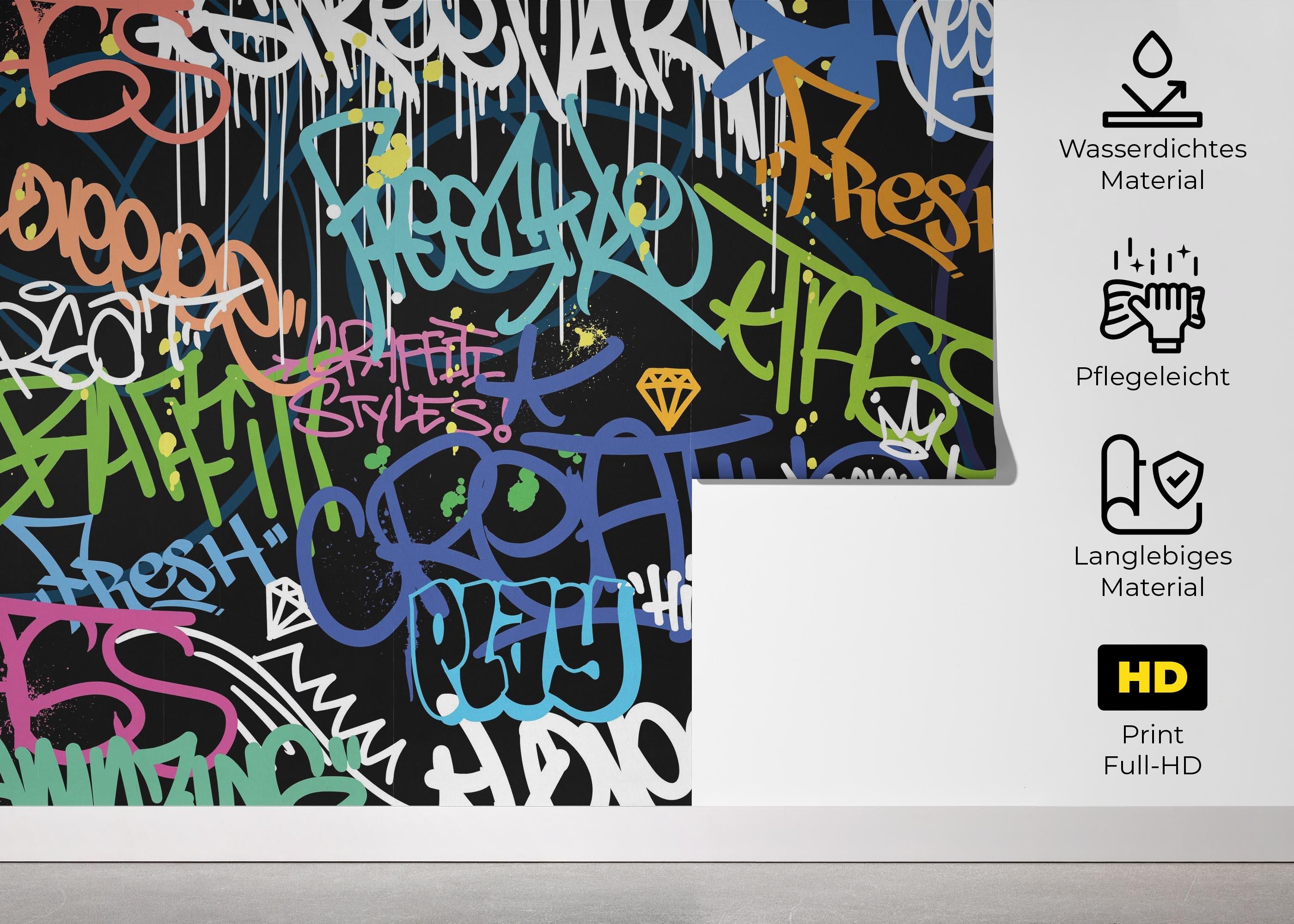 Graffiti Color Tags mockup 5