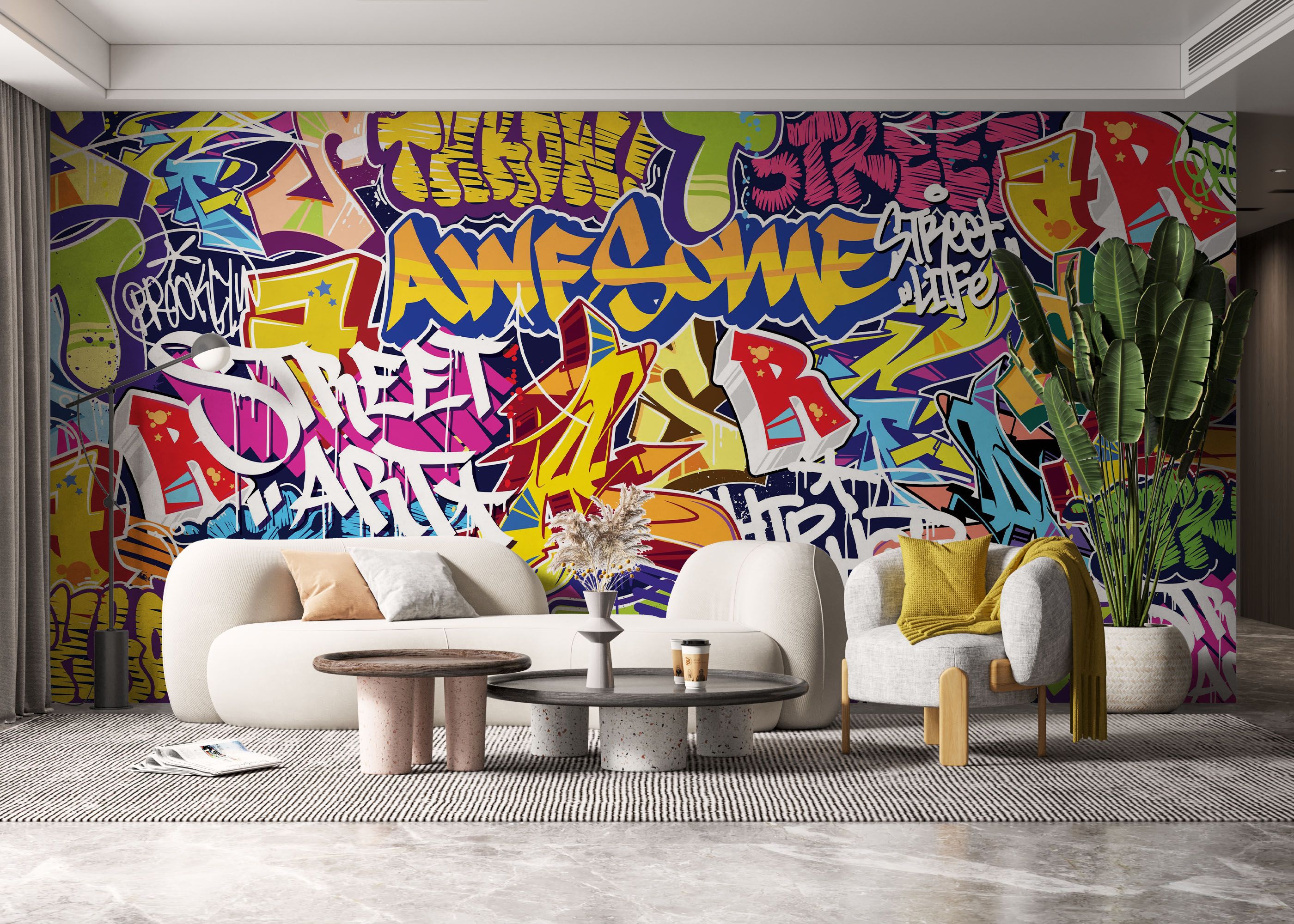 Awesome Graffiti mockup 6
