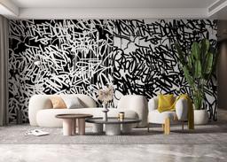 Black White Graffiti mockup 6