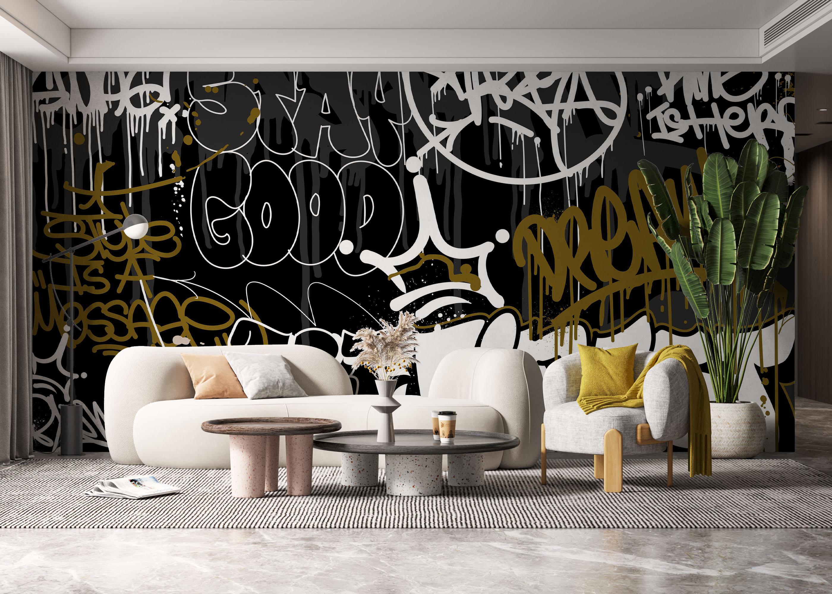 Fototapete Finest Graffiti mockup 6