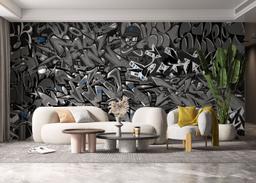 Graffiti Grey Blue mockup 6