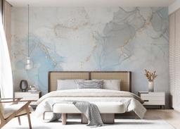 Blue Alcohol Marble mockup 7