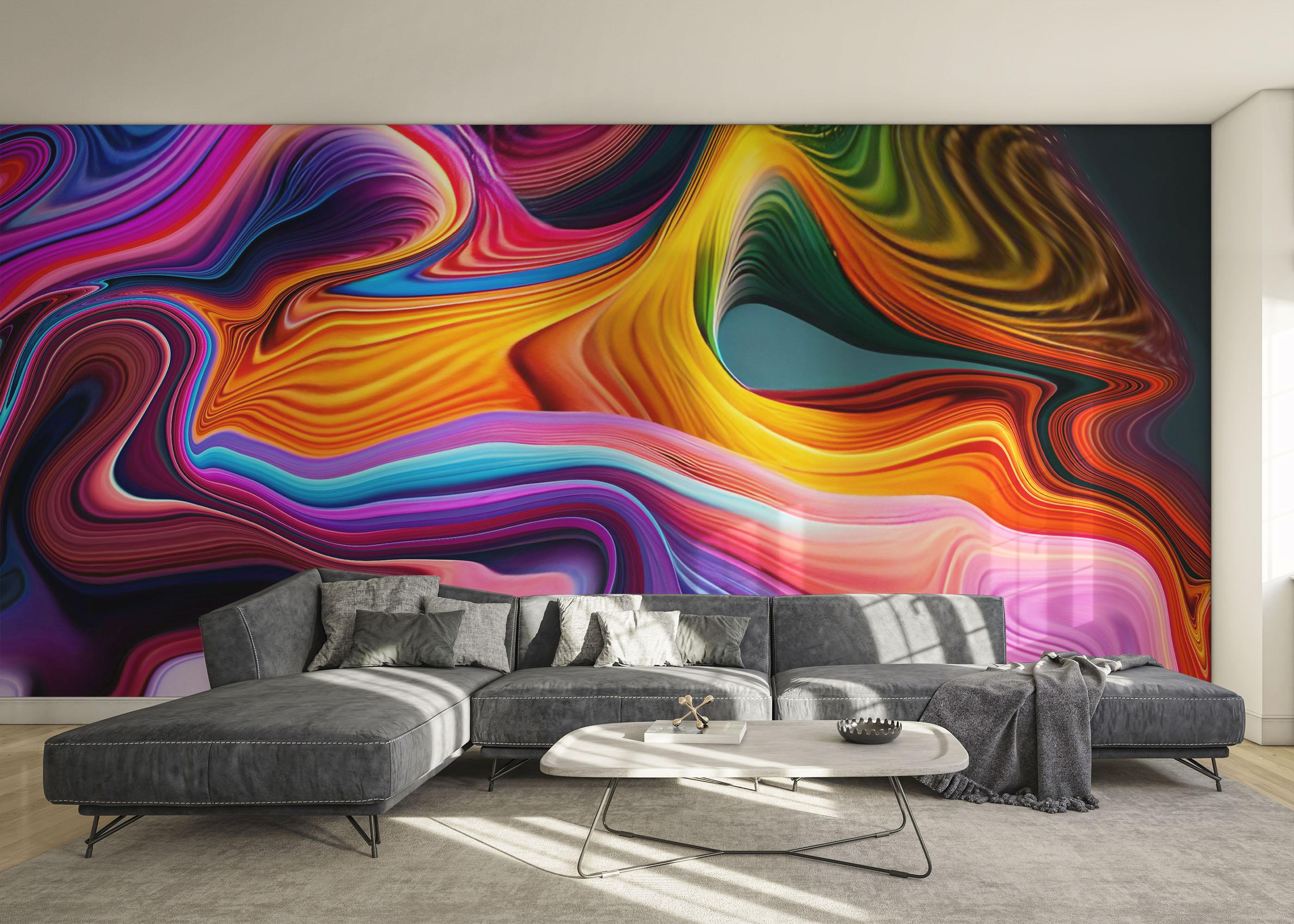 Fototapete Amazing Colorful Marble mockup 0