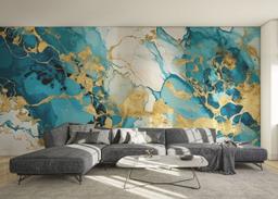 Gold Marble Blue mockup 0