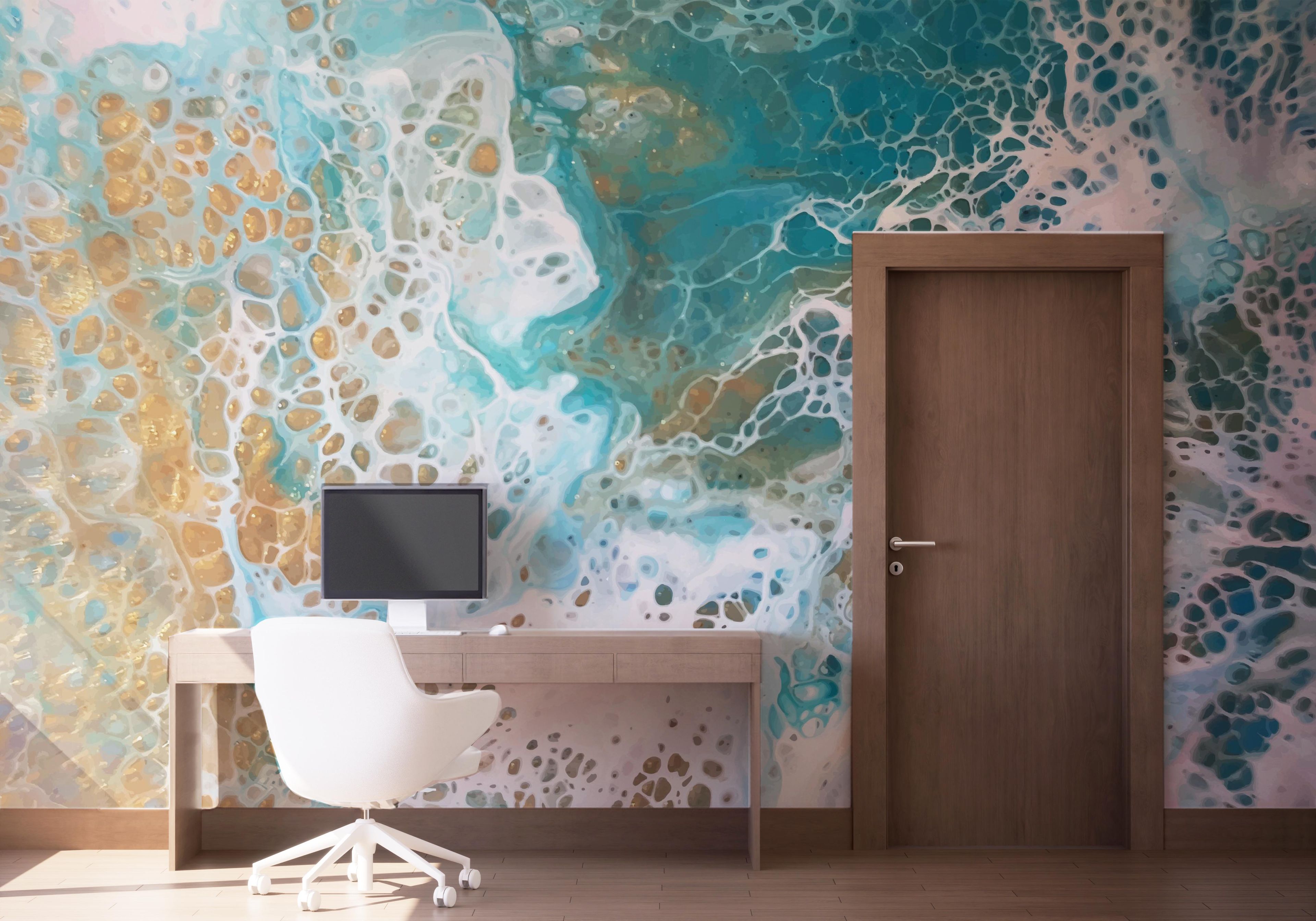 Beach Marble Art mockup 1