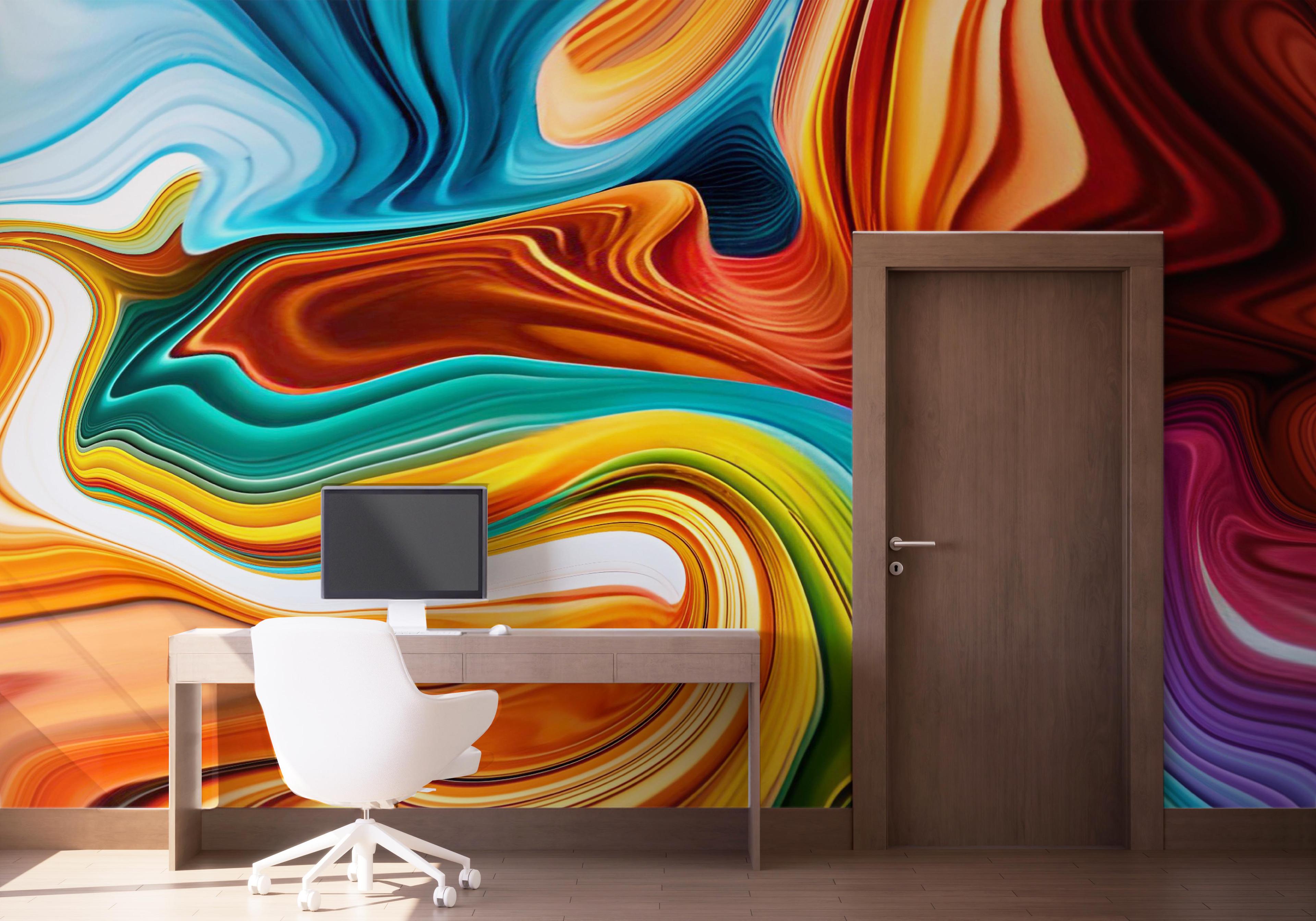 Fototapete Color Art Marble mockup 1