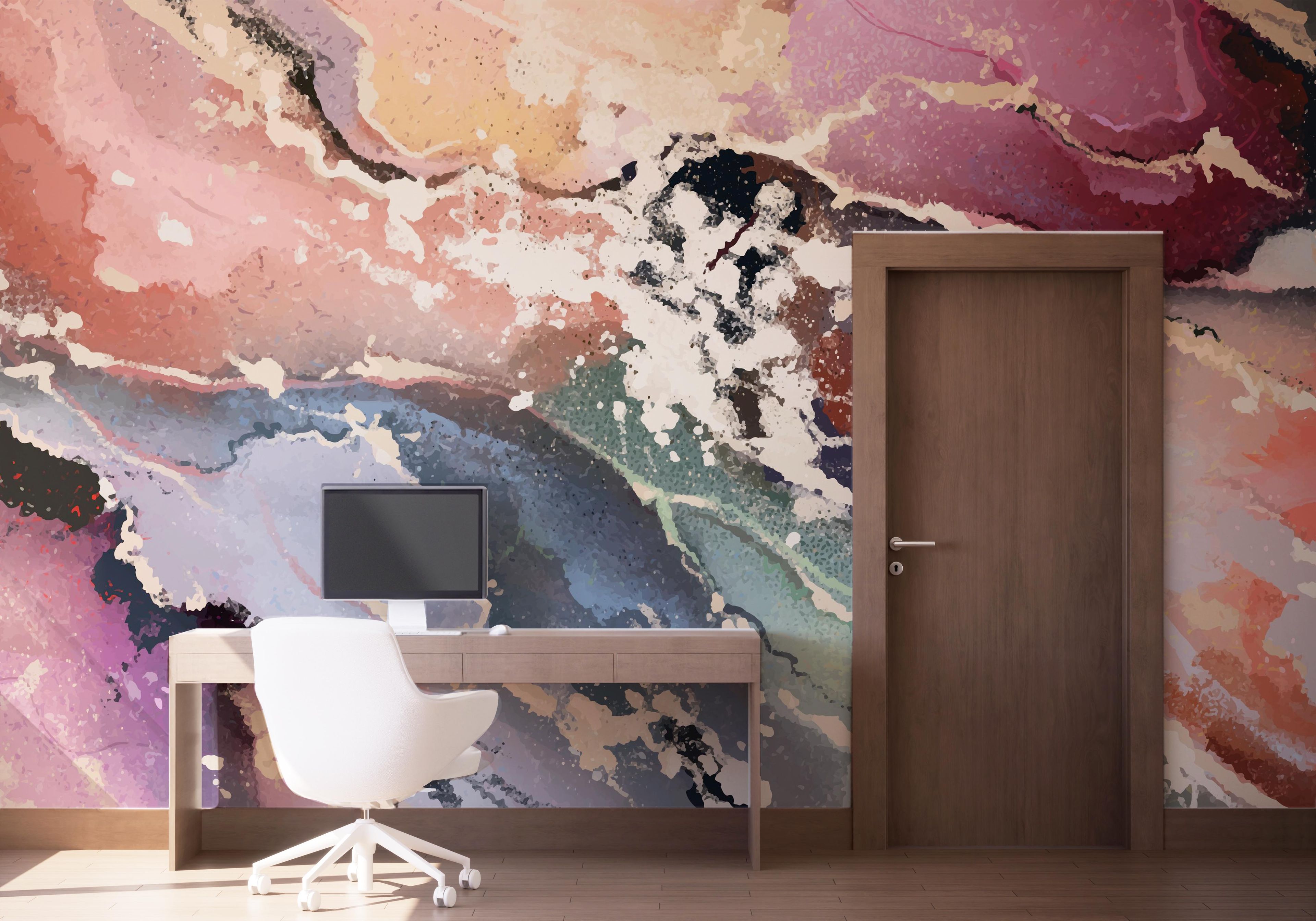 Colorful Marble Art mockup 1