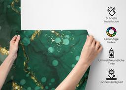 Green Circle Marble mockup 2