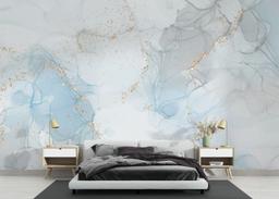 Blue Alcohol Marble mockup 3