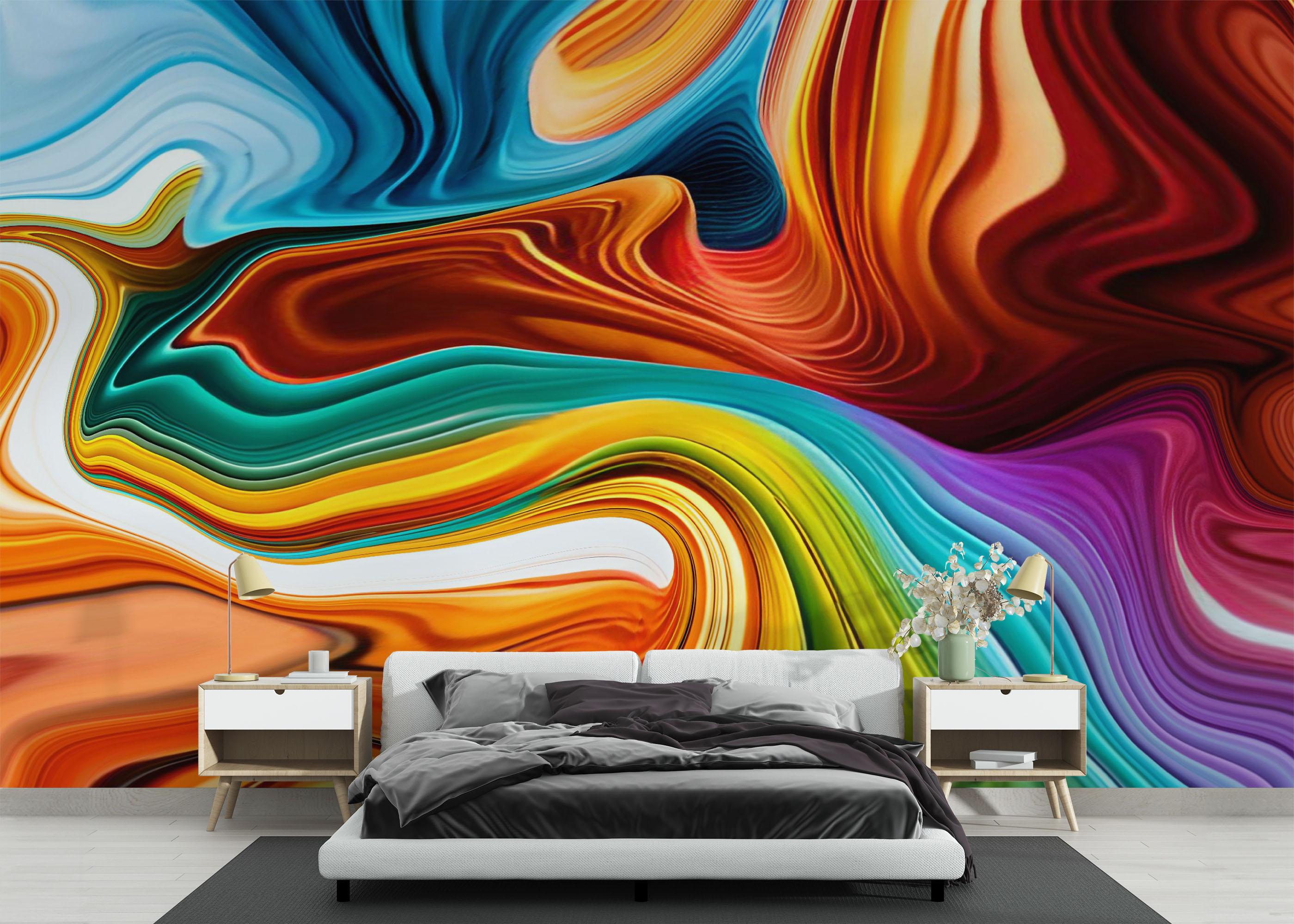 Fototapete Color Art Marble mockup 3