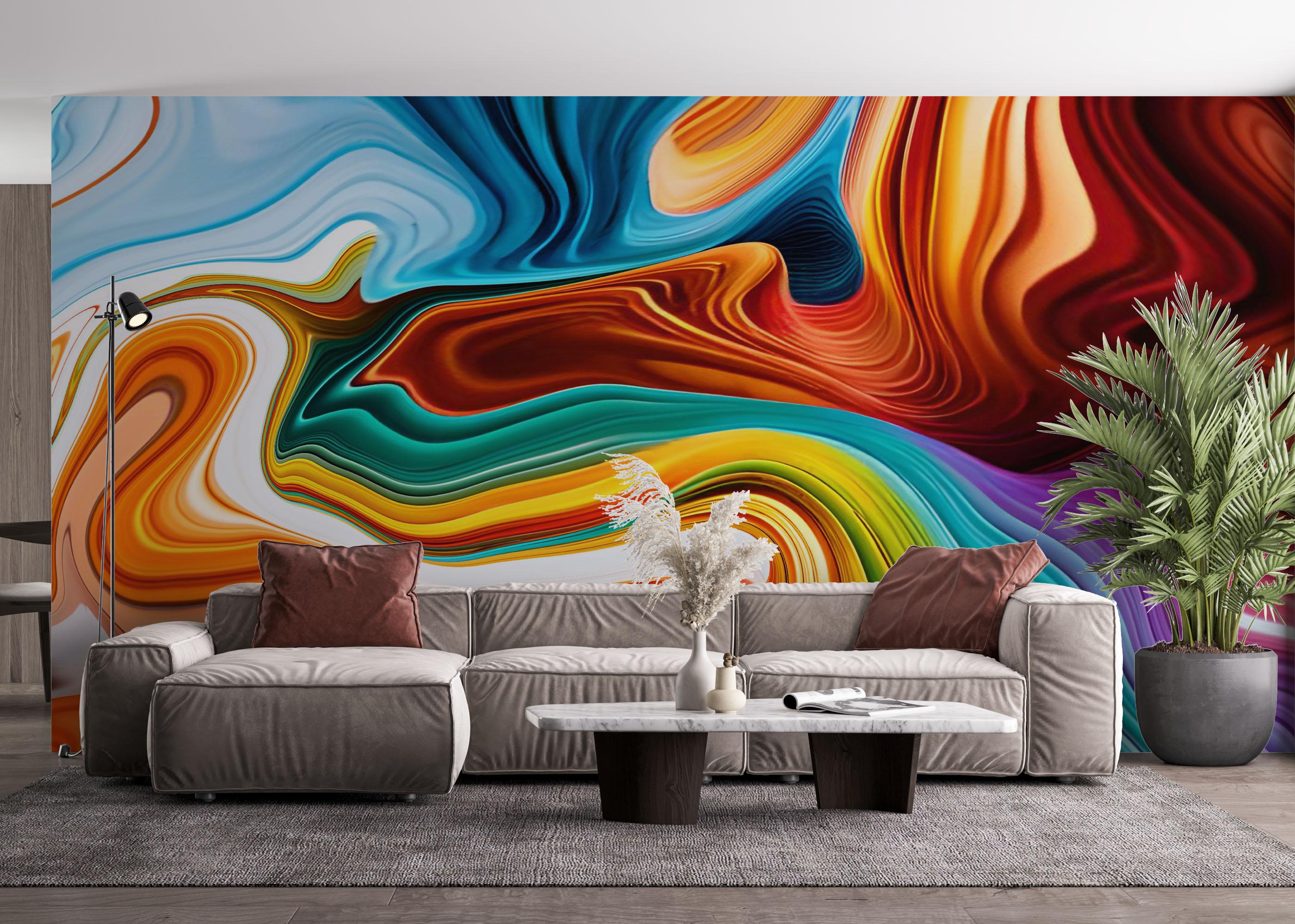 Fototapete Color Art Marble mockup 4