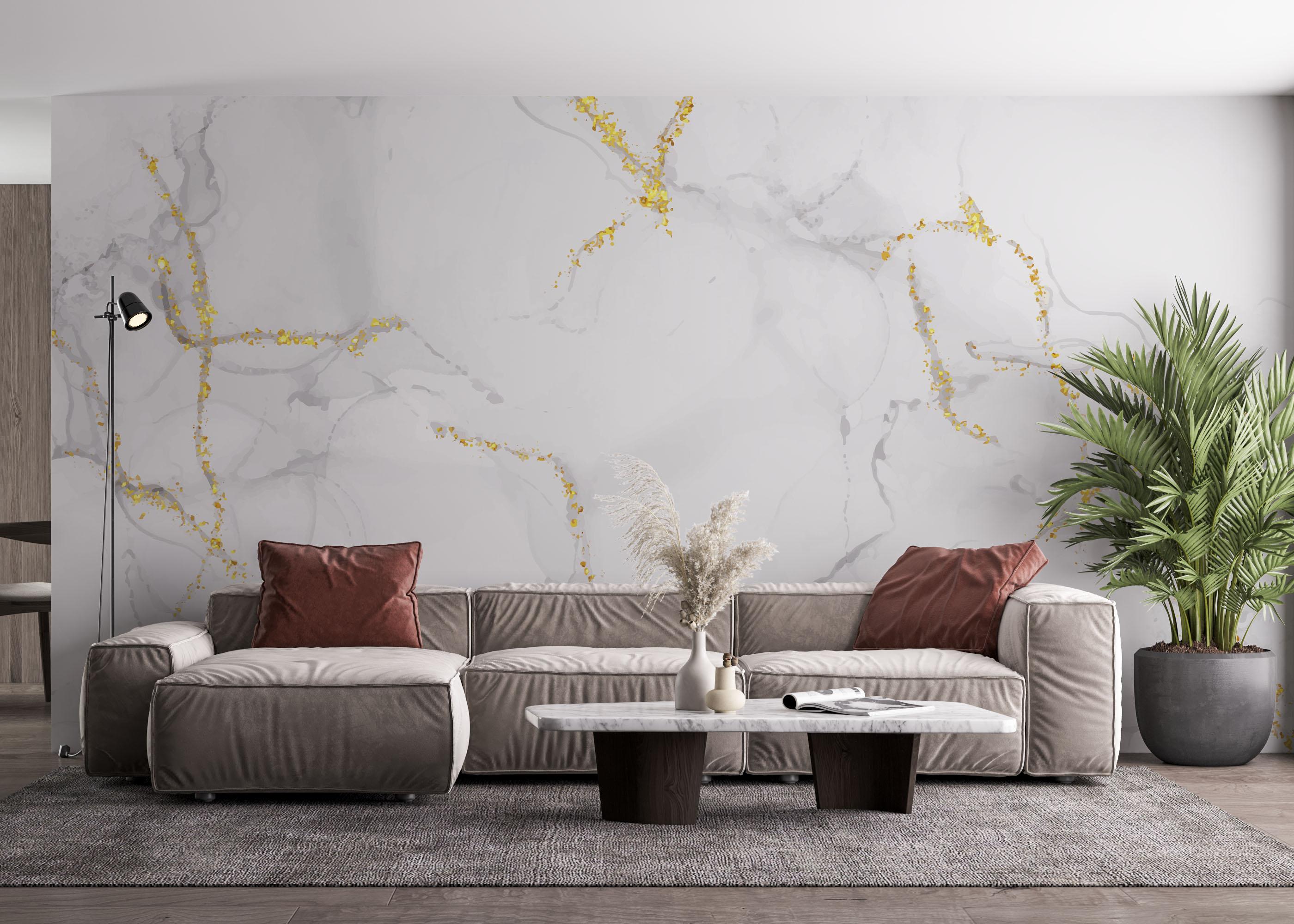 Fototapete Elegant White Marble mockup 4