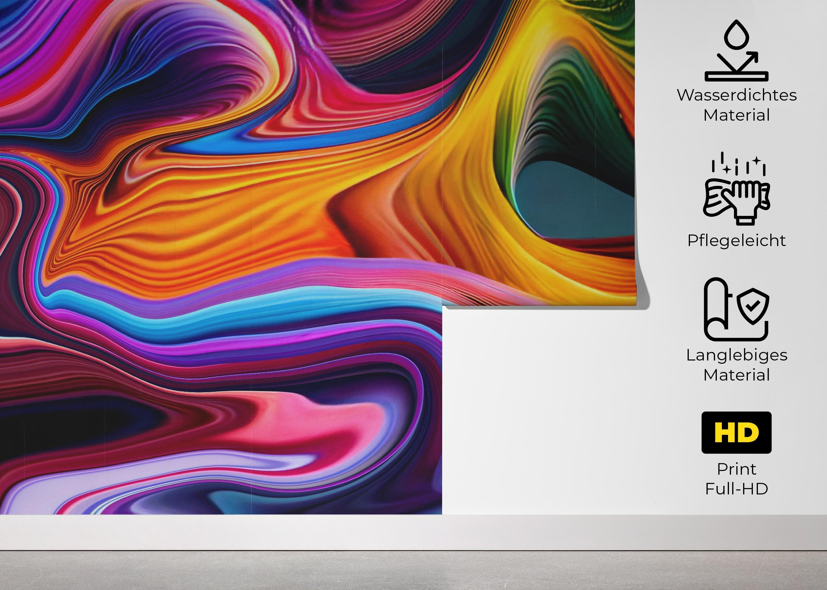 Fototapete Amazing Colorful Marble mockup 5
