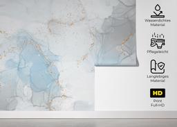 Blue Alcohol Marble mockup 5