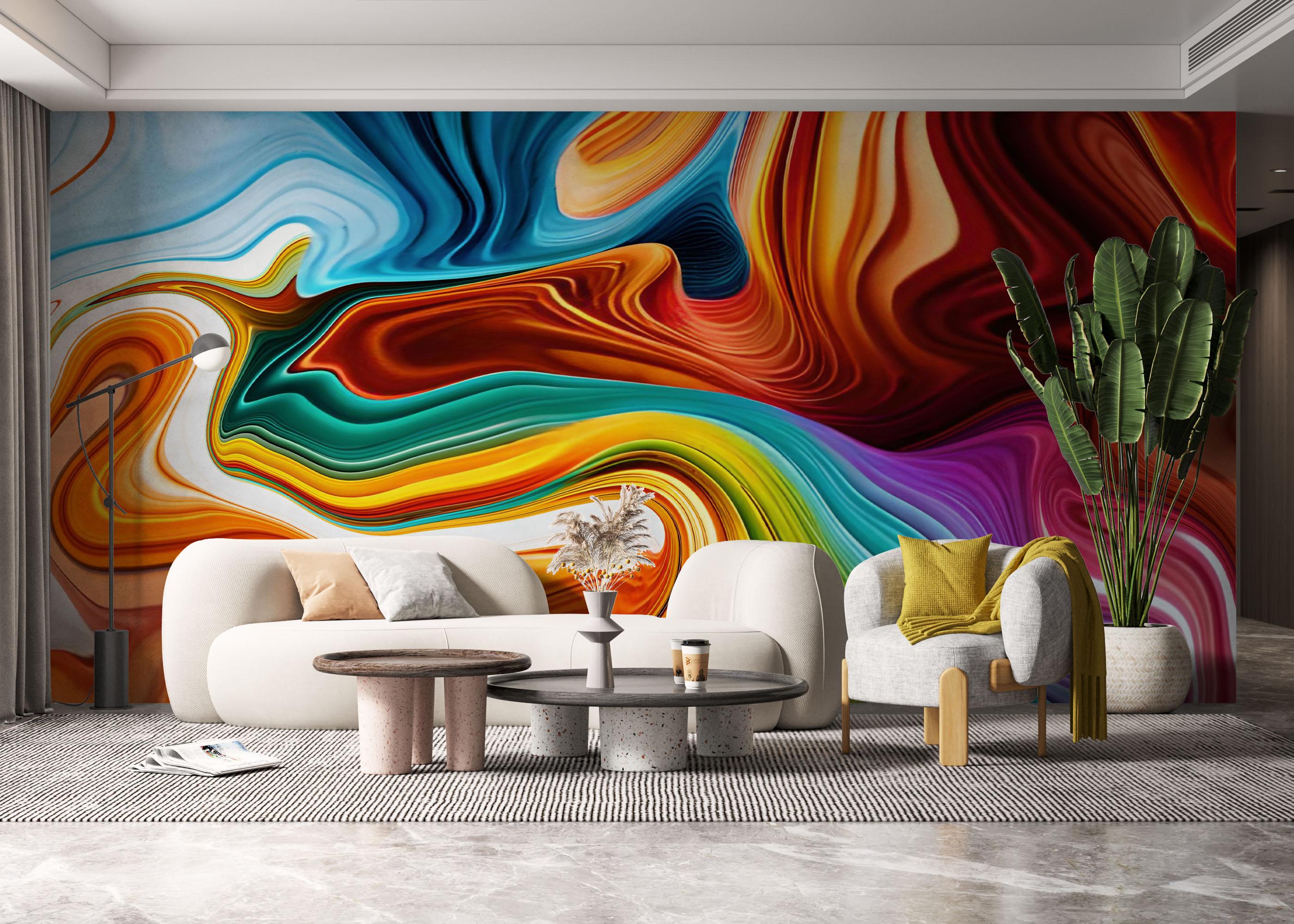 Fototapete Color Art Marble mockup 6