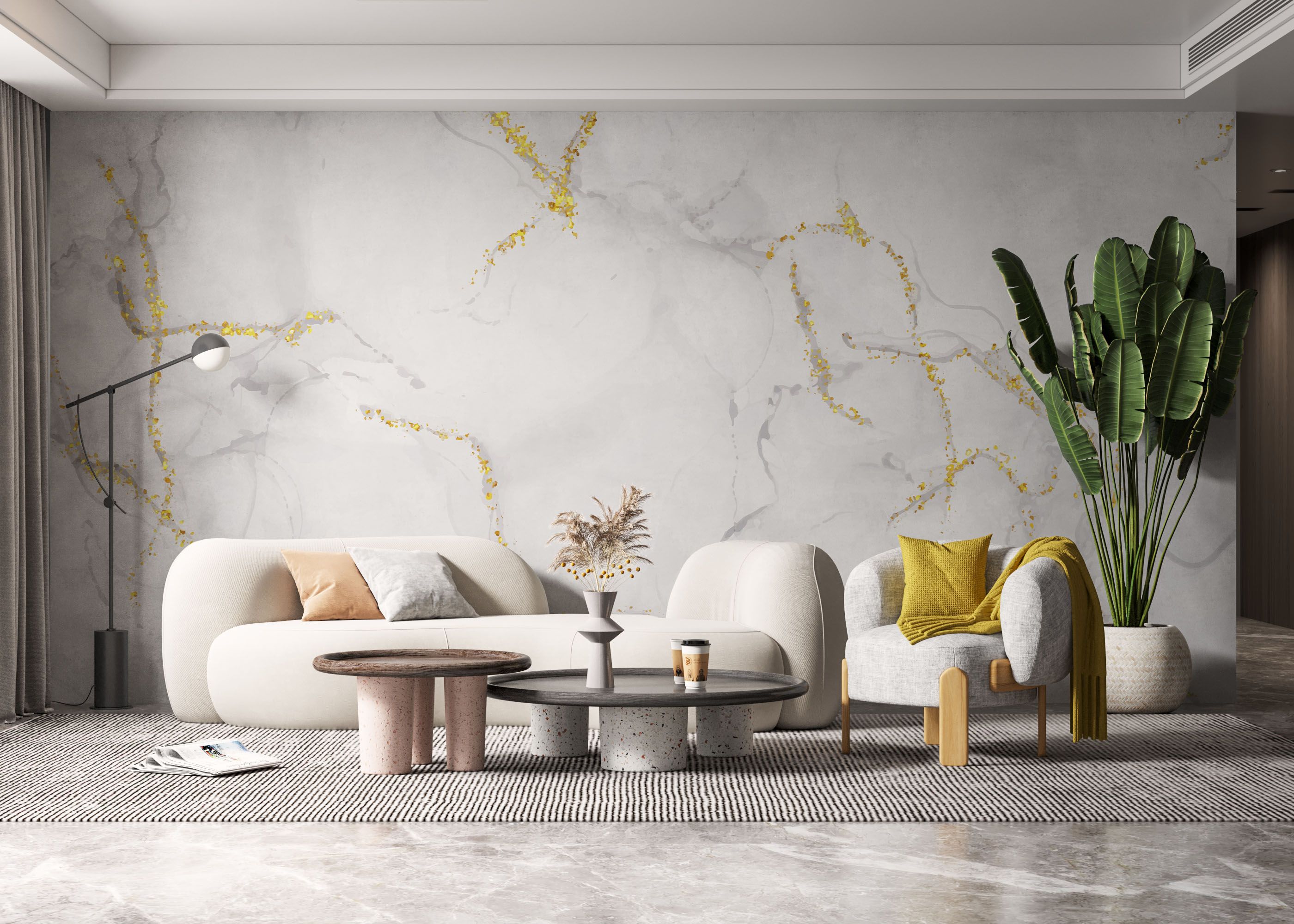 Elegant White Marble mockup 6