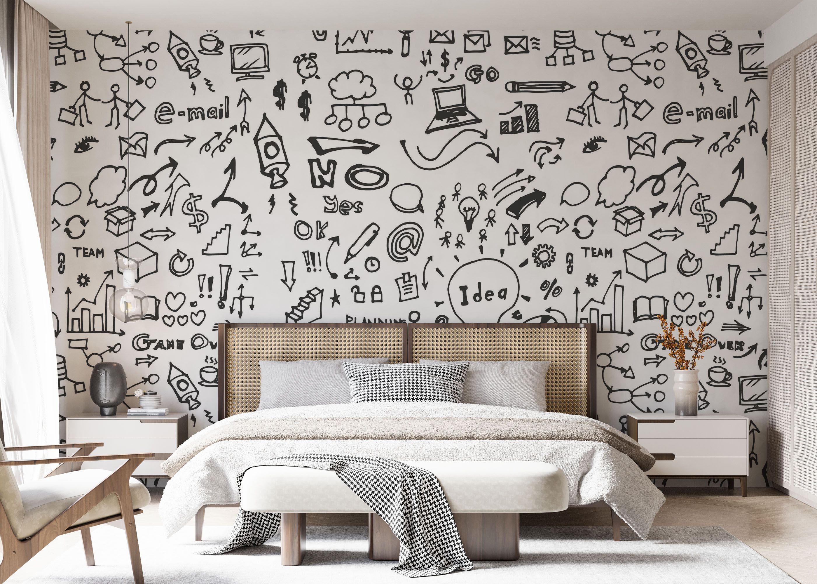 Doodle Pattern mockup 7