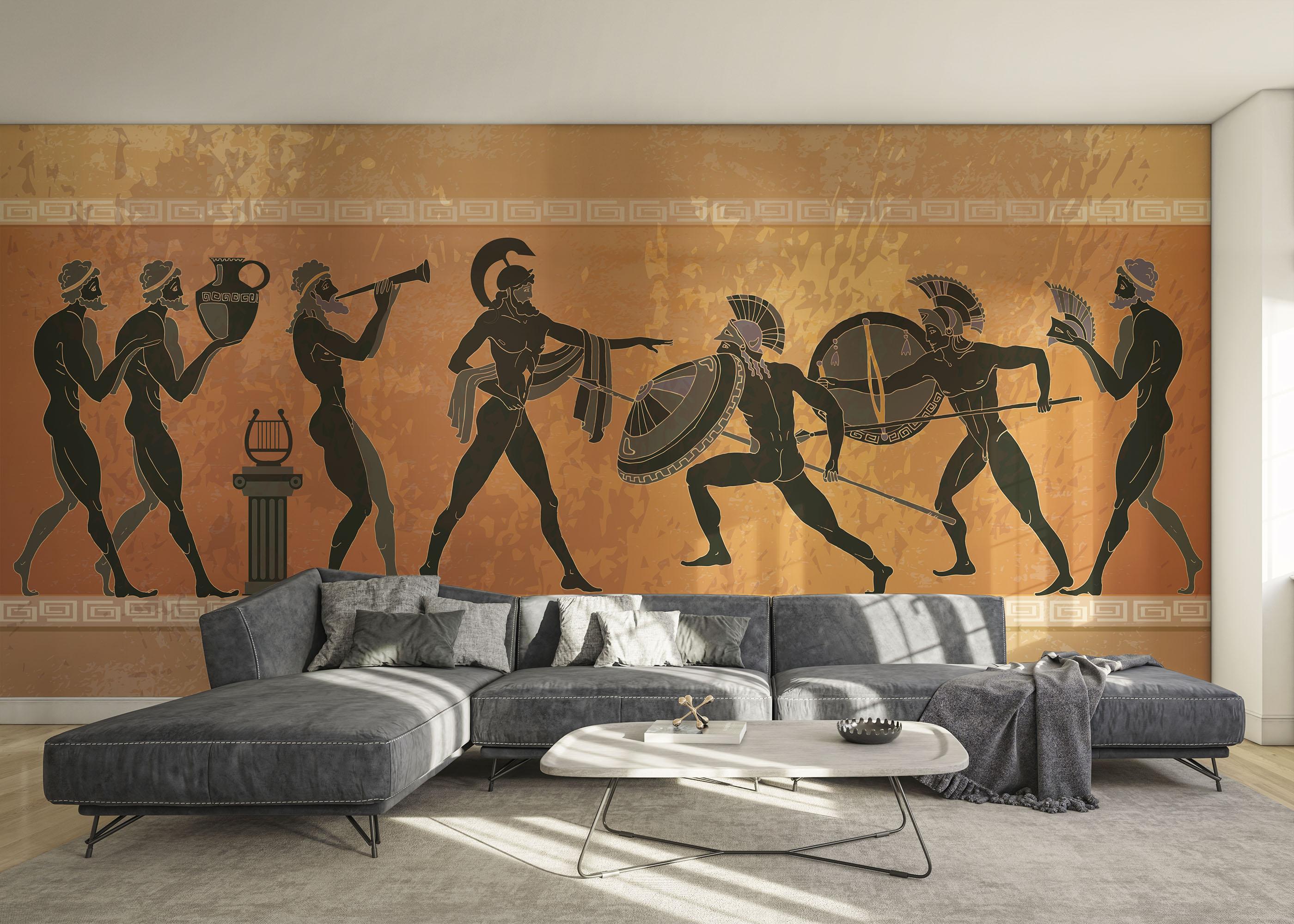 Fototapete Ancient Greek mockup 0