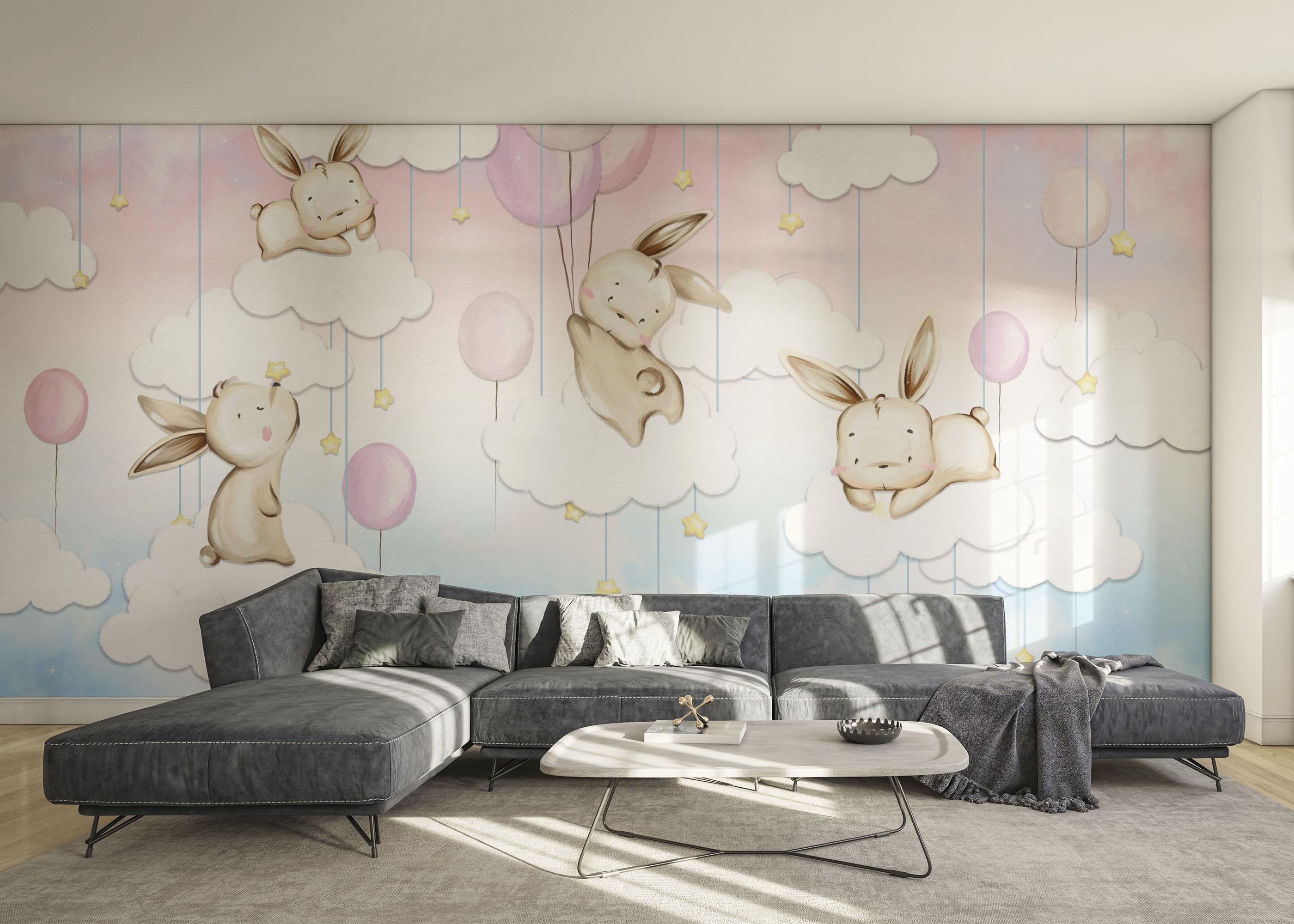 Fototapete Dreamy Bunny mockup 0