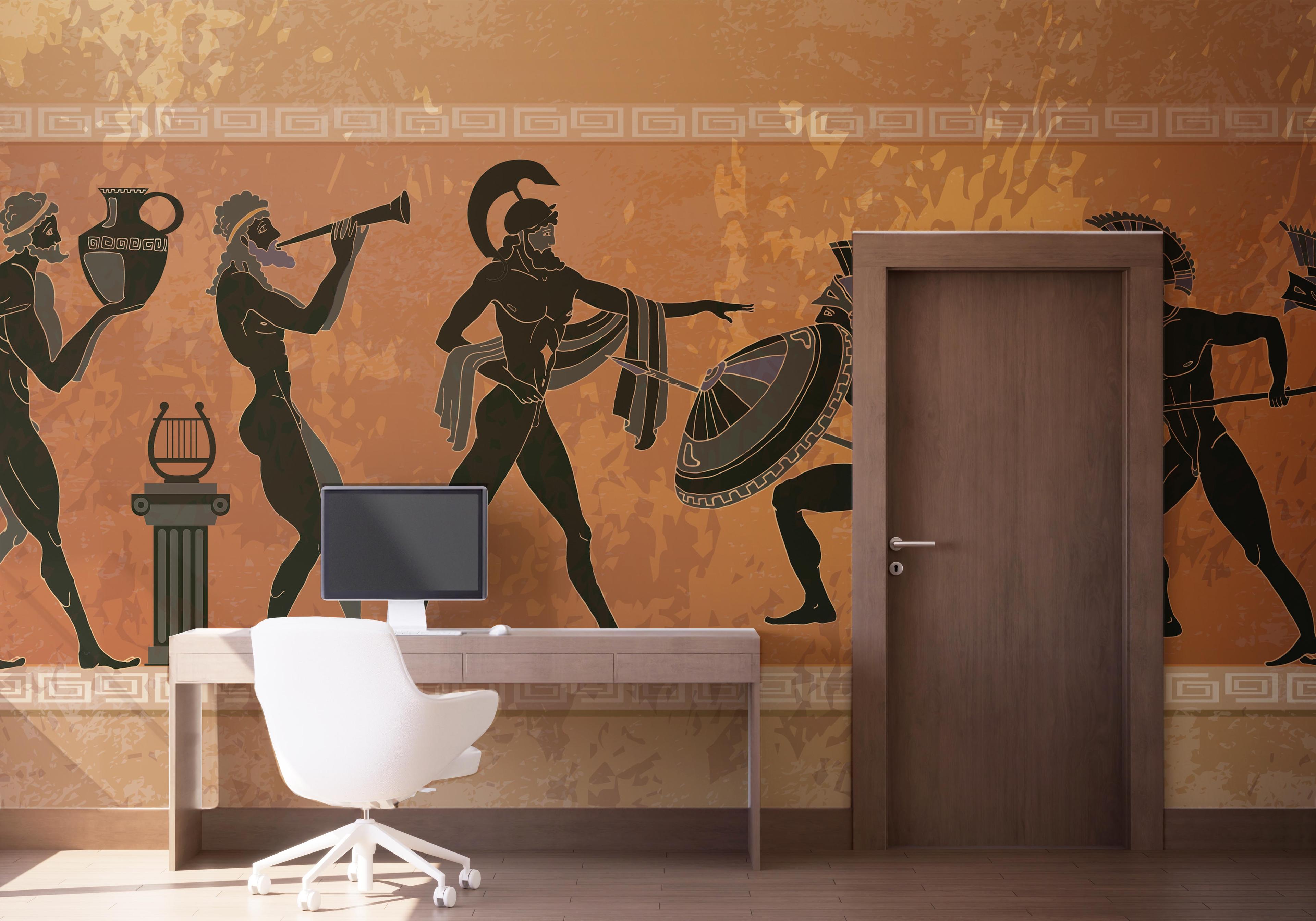 Fototapete Ancient Greek mockup 1