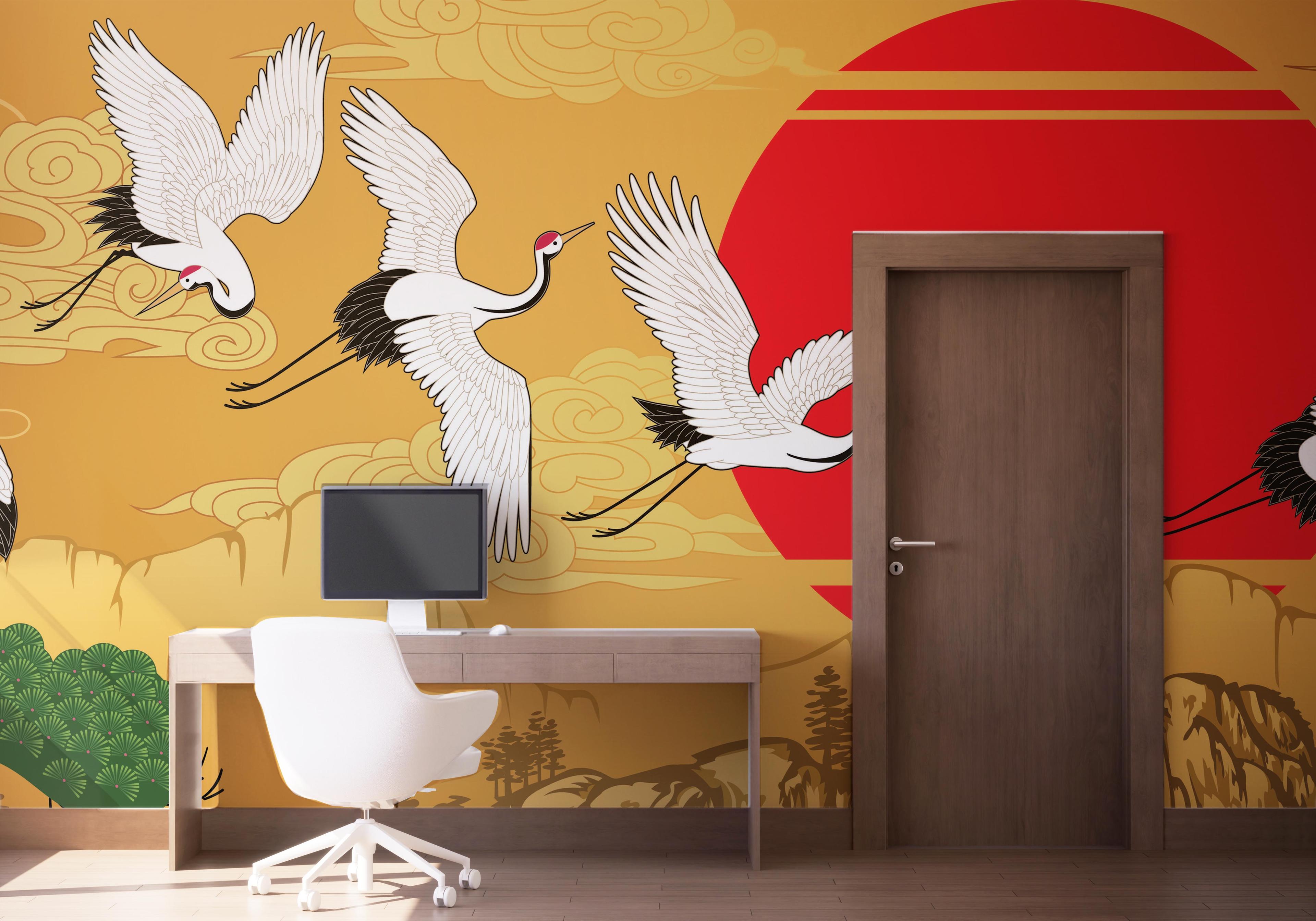 Fototapete Japanese Horizontal Landscape mockup 1